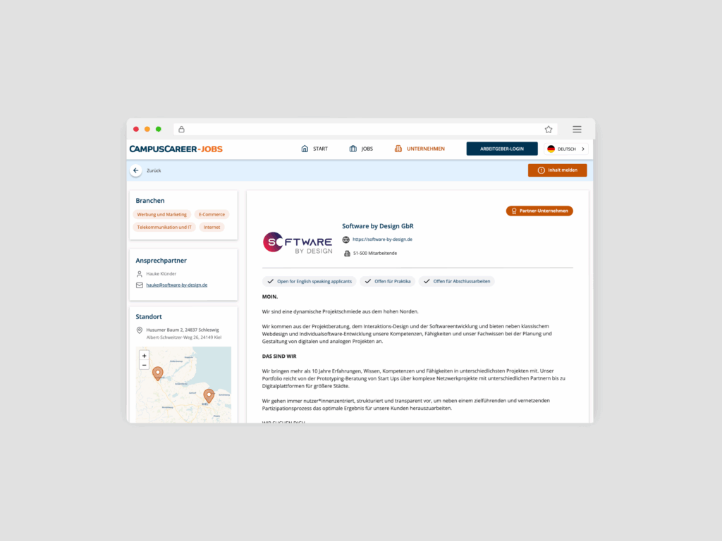 CampusCareer-Unternehmen